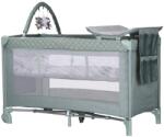 Chipolino Patut pliabil cu saltea de infasat Chipolino Luna basil (KOSILU253BA) - ejuniorul
