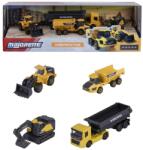 Simba Toys Majorette Set 4 Utilaje Metalice Volvo Construction 7.5Cm (8503105000)