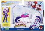 Hasbro Spidey Prietenii Extraordinari Set Motocicleta Si Figurina Ghost Spider 10Cm (F6777_F7461) - ejuniorul Figurina