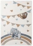 Villeroy & Boch Krémszínű gyerek szőnyeg 120x170 cm Walk like an Elephant Rainbow Party - Villeroy&Boch