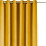 Filumi Mustársárga bársony dimout (részleges sötétítő) függöny 530x175 cm Velto - Filumi - bonami - 40 027 Ft