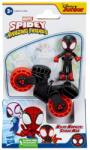 Hasbro Spiderman Set Motocicleta Si Figurina Miles Morales Spider Man 6Cm (F3714_F4002) - ejuniorul Figurina