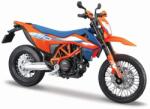 Maisto Motocicleta Metalica Editie Speciala Ktm 690 Smc Portocaliu Scara 1 La 18 (MST34007_Ktm690SMC_Portocaliu) - ejuniorul