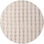 Oyo Concept Bézs mosható kerek szőnyeg ø 120 cm Bubbly - Oyo Concept