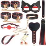  INTOYOU - BDSM kezdő szett - 7 részes (fekete) - erotikasziget