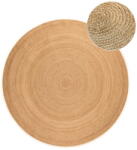 Hanse Home Natúr színű kétoldalas juta kerek szőnyeg ø 140 cm Braided - Hanse Home