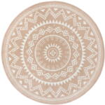 Hanse Home Bézs kerek szőnyeg ø 140 cm Valencia - Hanse Home
