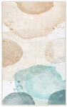 Mila Home Krémszínű-türkiz mosható szőnyeg 120x180 cm Puddle - Mila Home