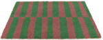 Artsy Mats Kókuszrost lábtörlő 40x60 cm Pink & Green Half Stripes - Artsy Doormats