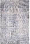 Agnella Világoskék gyapjú szőnyeg 160x240 cm Strokes - Agnella