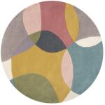 Flair Rugs Kézi szövésű gyapjú kerek szőnyeg ø 160 cm Glow Multi - Flair Rugs
