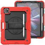  SOLID 360 Husă durabilă pentru Apple iPad Air 11 2026 / 2025 / 2024 roșu