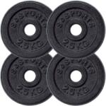 SC Sports Súlytárcsa szett öntöttvas 4 x 2, 5 kg (SC-100085-0) - gorillasports Súlytárcsa