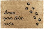 Artsy Mats Kókuszrost lábtörlő 40x60 cm Hope You Like Cats - Artsy Doormats