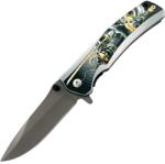 HARAHU Kültéri összecsukható kés YC - 39080 - Typ4 / Szürke / Sárga KP39080