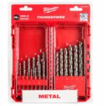 Milwaukee Fémfúró készlet 1-10mm, 19 részes Hss-g Thunderweb (4932493869)