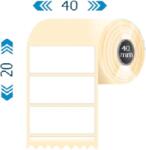 VALUE Tekercses THERMO címke 40x20mm 40/1500 Fehér (T0400002000-002) - smartbyte