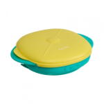 U-GROW Farfurie silicon cu capac , galbena, U-Grow