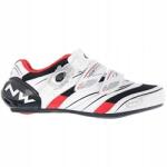Northwave Verve Sbs országúti kerékpáros cipő 38-as méret white black red (80101008 53)
