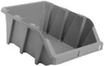 SEMBOL Műanyag tárolódoboz szürke 456x276x187 mm - shopbazis