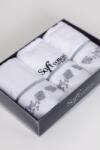 SOFT COTTON DIARA kis törölközős ajándékcsomag, 3 db Szürke / Grey
