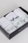 SOFT COTTON DIARA kis törölközős ajándékcsomag, 3 db Menta szín / Mint