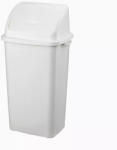 PLANET Billenőfedeles szemetes kuka, műanyag, fehér, 70 L - shopbazis
