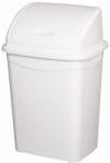 PLANET Billenőfedeles szemetes kuka, műanyag, luxury fehér, 9 L