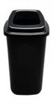 Plafor Sort szelektív hulladékgyűjtő, szemetes 45L fekete/fekete - shopbazis
