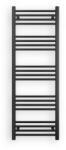 Welland Fekete 500x1400mm törölközőszárítós fürdőszobai radiátor Welland Lux | Készletről | Gyors kiszállítással (CN1400500BL)