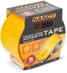 HANDY Banda dublu adeziva permanent Handy 5m x 50mm alba 11083A (11083A) - pretexpert
