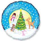  Karácsonyi Holiday fólia lufi 48 cm (MLG312546) - sandori