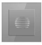 Spreest Vezetékes Kapucsengő Hálózati Szürke 230V Bim Bam Vevőegység (Dzwonek przewodowy T1-1 Gray)