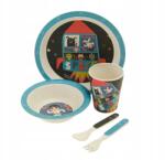 Smiki Bambusz edénykészlet Smiki, evőeszközökkel