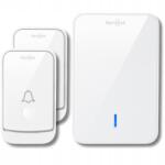 Spreest Akkumulátoros Vezeték Nélküli Kapucsengő 2 Gombos (Dzwonek bezprzewodowy 2Q489-WW Biały 2T1R)