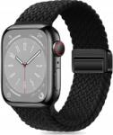 Apple Watch szíj, nylon, fekete, 38/40/41/42mm (2 3 4 5 6 7 8 9 10 SE 38MM 40MM 41MM 42MM)