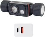 PNI Lanterna frontala PNI Adventure F80 Dual LED, 1000 lm, 6W, 2200 mAh, IP68, cu alimentator PNI CHG300 inclus (PNI-CHG3F80)