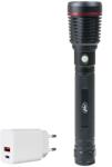 PNI Pachet lanterna PNI Adventure F420 din aluminiu cu LED 10W, 1000lm, pana la 420m, cu 2 acumulatori inclusi, 8000 mAh tip 26650 s (PNI-CHG3F420)
