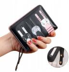  Három macskás pénztárca egyszerű cipzáras pénztárca (Bomevarica4245)