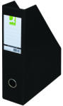 Q-CONNECT Suport reviste, carton plastifiat PVC, latime 76mm, Q-Connect - negru (KF16210)