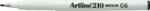Artline Liner ARTLINE 210, varf fetru 0.6mm - negru (EK-210-BK) - siscom-papetarie