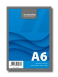 Aurora Blocnotes capsat, A6, 100 file - 60g mp, microperforatii, AURORA Office - dictando (1600GT)