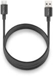 NGS Cablu USB-A la USB-C ZYRO-AC - 1m, 3A, rezistent și durabil, Negru (CABLE-USB/USBC-ZYROAC/1BK-NGS)