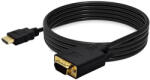 Thunder Germany HDA-117 [HDMI-VGA] átalakító (HDMI apa - VGA apa, 1, 8m) - thundergermany