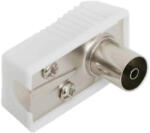 Thunder Germany KX-4 TV Koax aljzat (90°, műanyag ház) - thundergermany