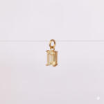 KÁRPÁTHY ékszer Június kristály charm, aranyozott