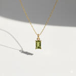 KÁRPÁTHY ékszer DIY Augusztus kristály nyaklánc, aranyozott