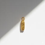 KÁRPÁTHY ékszer Hotdog charm, aranyozott