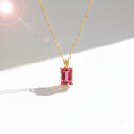 KÁRPÁTHY ékszer DIY Július kristály nyaklánc, aranyozott