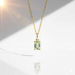 KÁRPÁTHY ékszer DIY Október kristály nyaklánc, aranyozott